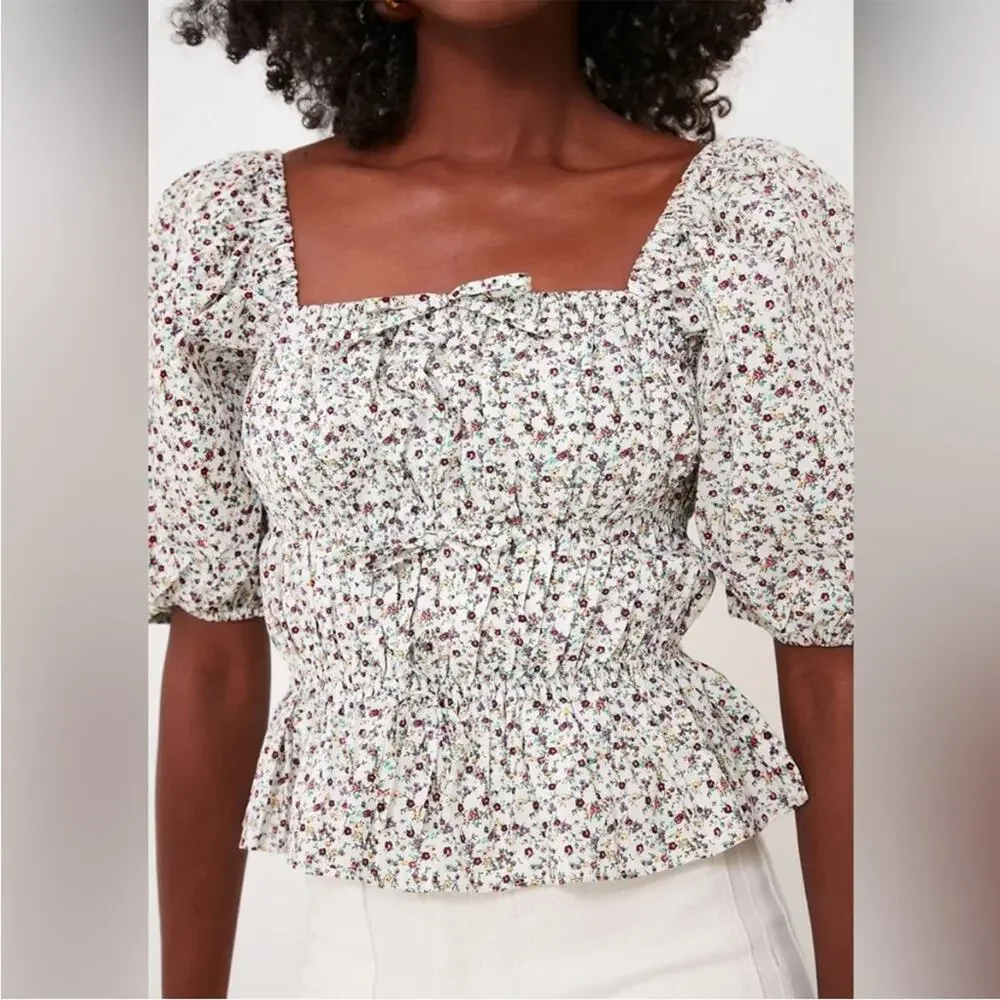 Hyacinth House Floral Payton Blouse